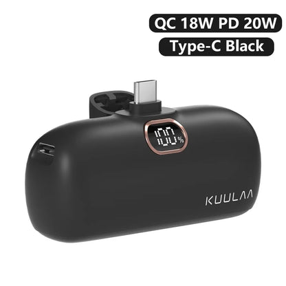 KUULAA 5000mAh Mini Power Bank