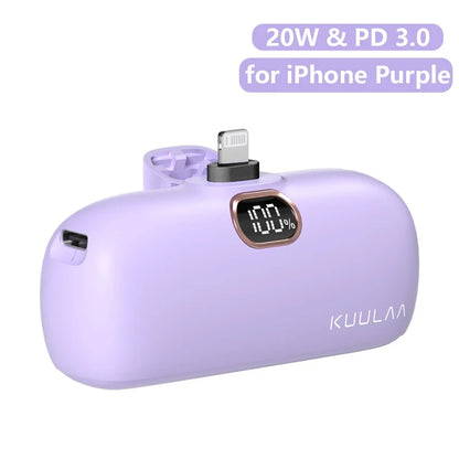 KUULAA 5000mAh Mini Power Bank