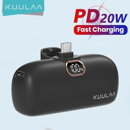 KUULAA 5000mAh Mini Power Bank