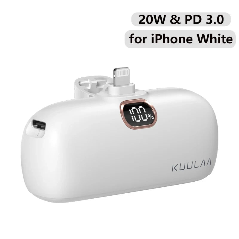 KUULAA 5000mAh Mini Power Bank