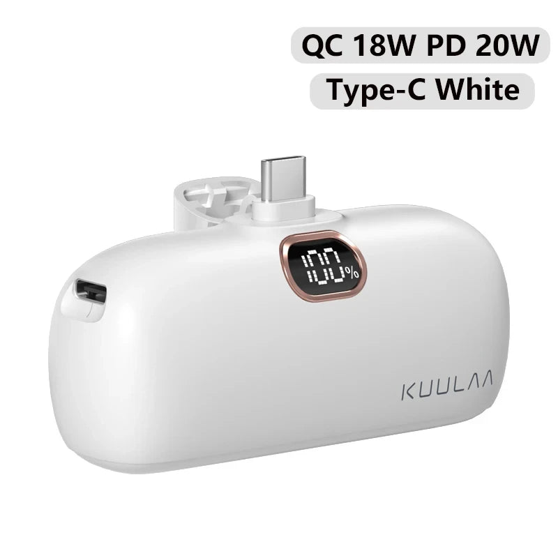 KUULAA 5000mAh Mini Power Bank