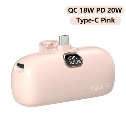 KUULAA 5000mAh Mini Power Bank